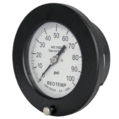 Reotemp Hinge Front Industrial Process Gauge, Series PI